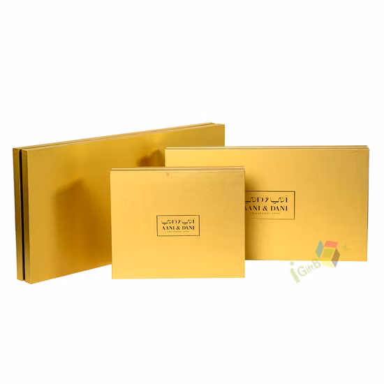 Scatole di caramelle di cartone di fascia alta Scatola di cioccolatini di carta con divisori