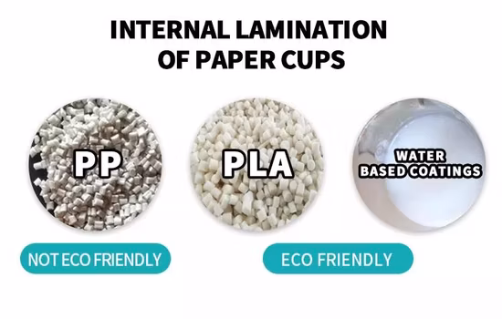 Prezzo di fabbrica Bicchiere di carta senza plastica con logo personalizzato Bicchiere di carta per caffè usa e getta biodegradabile